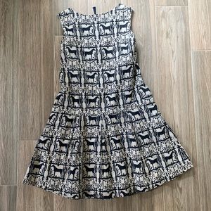 JCrew Crewcuts Equestrian Horse Dress sz12